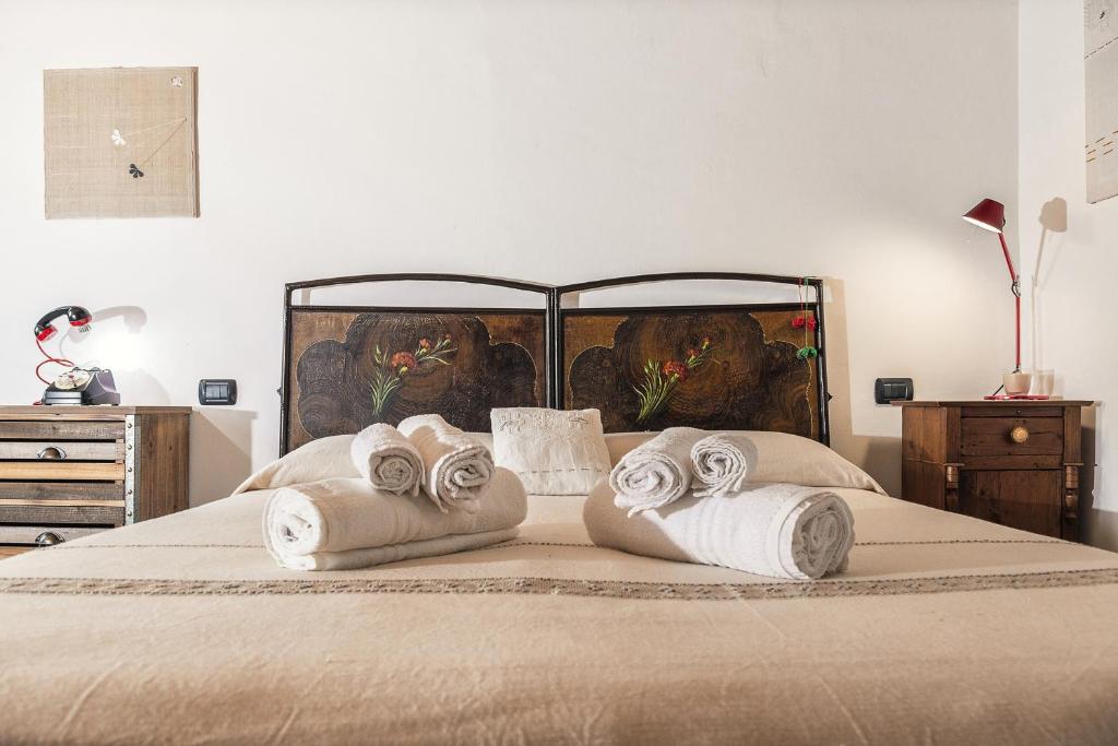 Postel nebo postele na pokoji v ubytování Sa Crai B&B - Sardinian Experience