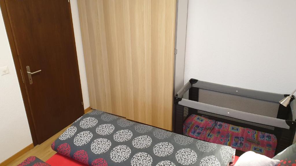 Postel nebo postele na pokoji v ubytování Ferienwohnung Seesicht
