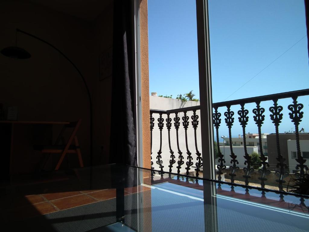 A balcony or terrace at Frodo Haus
