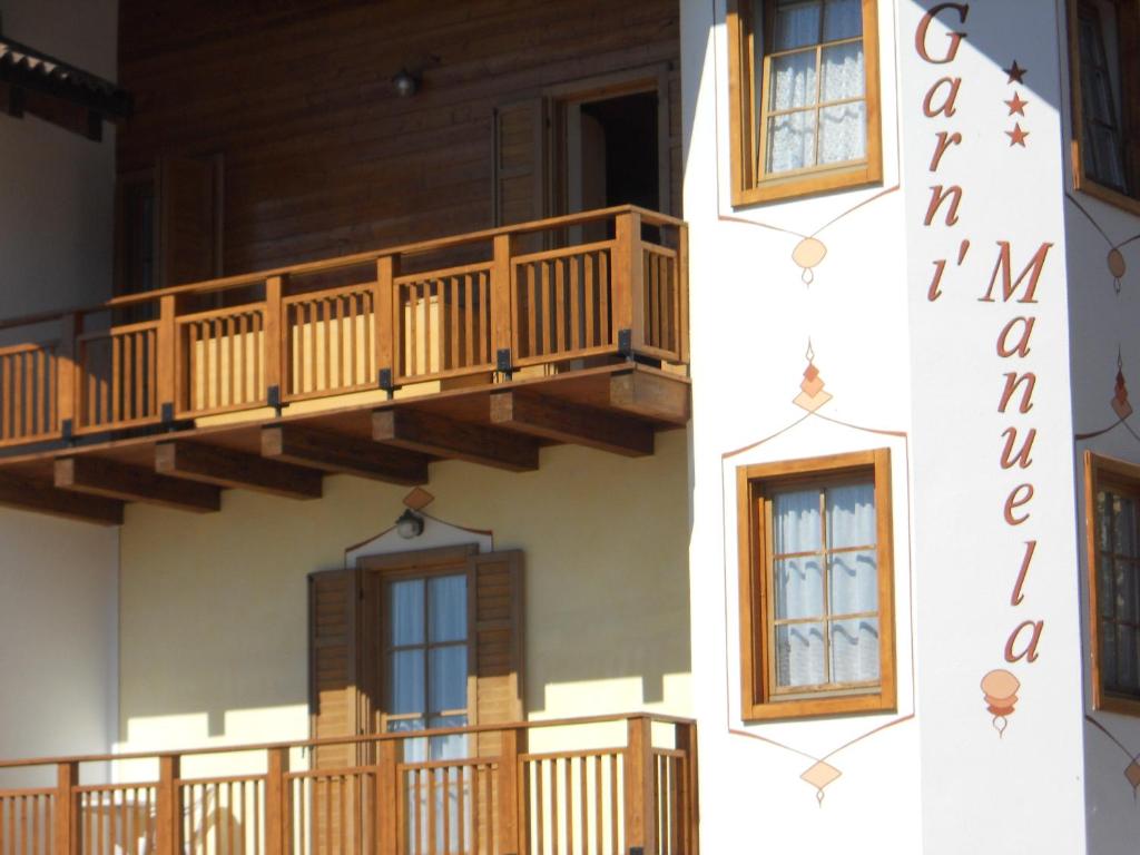 Balkón nebo terasa v ubytování Garni Manuela
