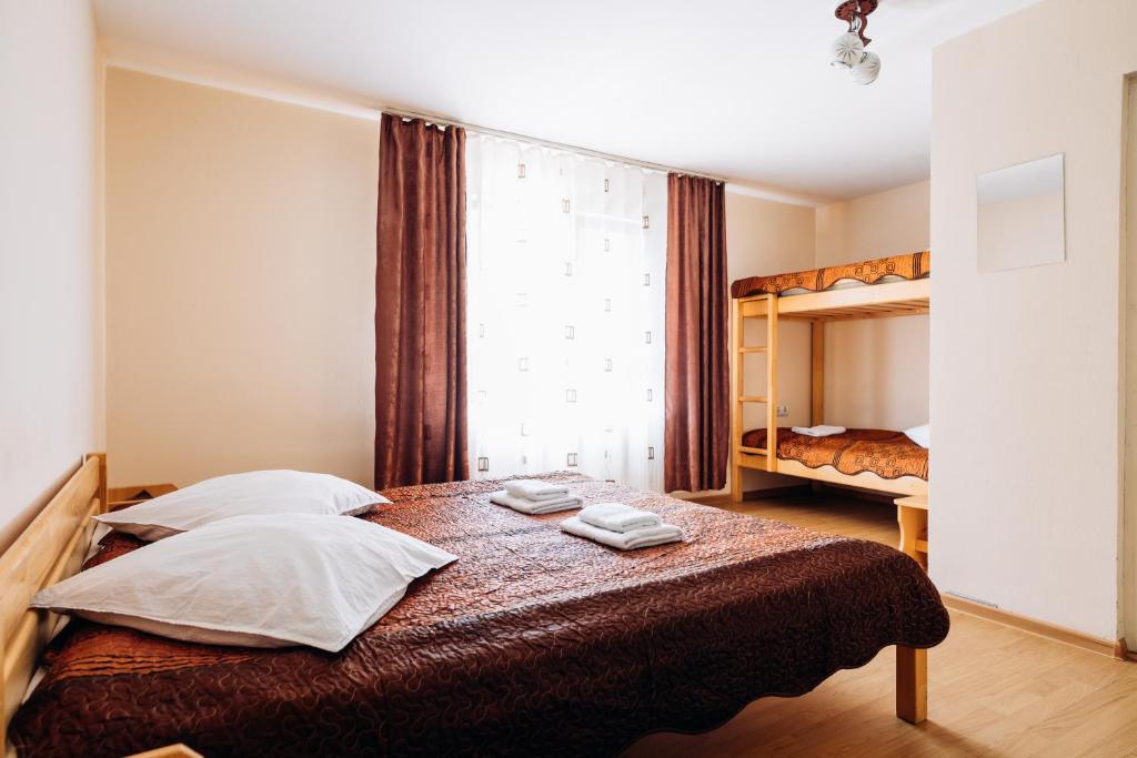 Postel nebo postele na pokoji v ubytování Iris 2