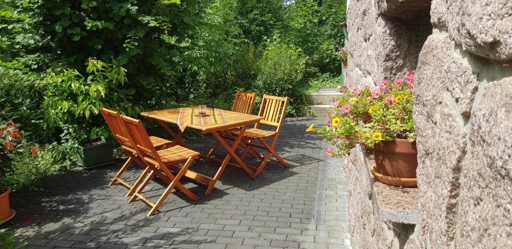 Zahrada ubytování Ferienwohnungen an der Bosel