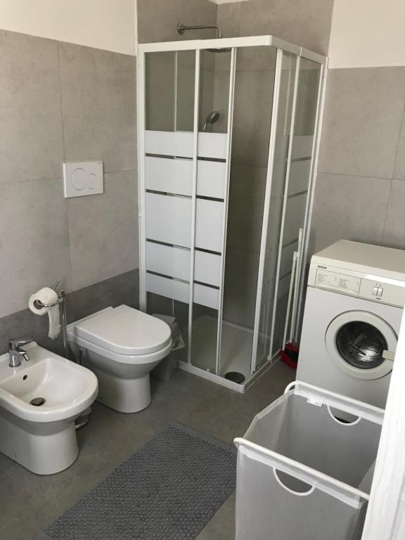 Kúpeľňa v ubytovaní Casa vacanza le tre palme