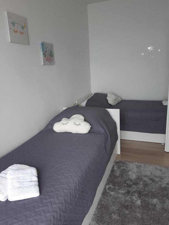 Postel nebo postele na pokoji v ubytování Vila Neda