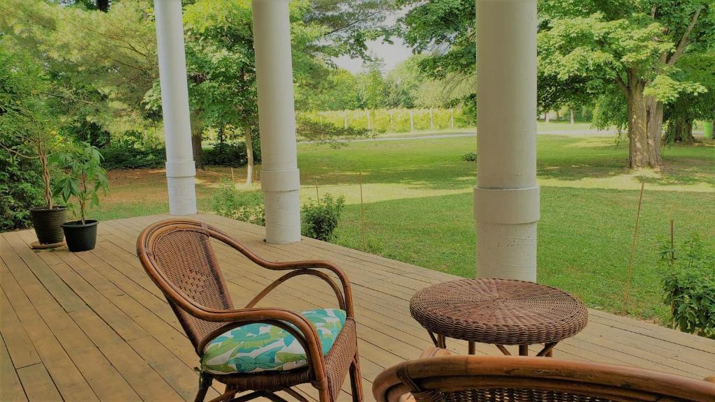 Zahrada ubytování Auberge du Vignoble Bromont