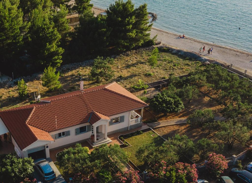 Uma vista aérea de Villa Adriatic Z