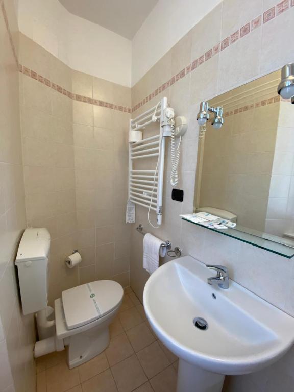 Koupelna v ubytování Hotel Venezia