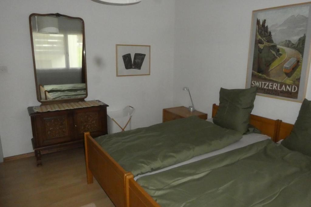 En eller flere senger på et rom på Haus Silberblick Anrig