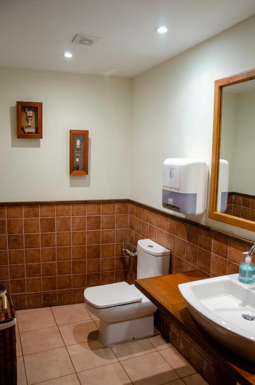 Koupelna v ubytování Albares