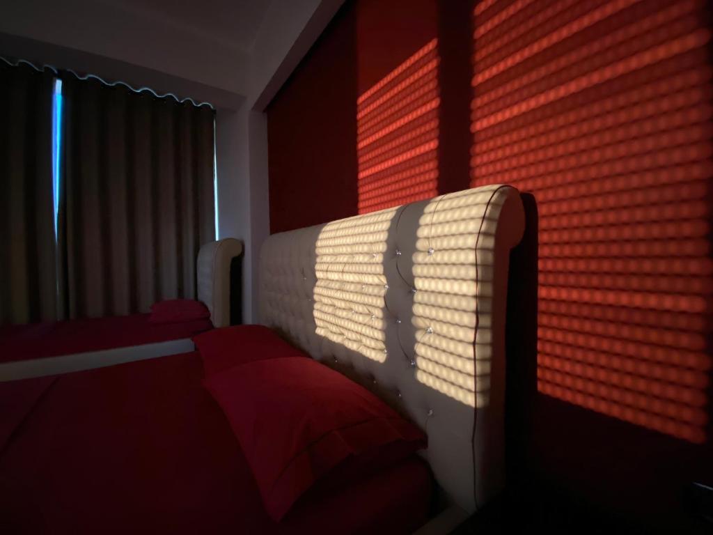 Postel nebo postele na pokoji v ubytování Hotel AlbSin