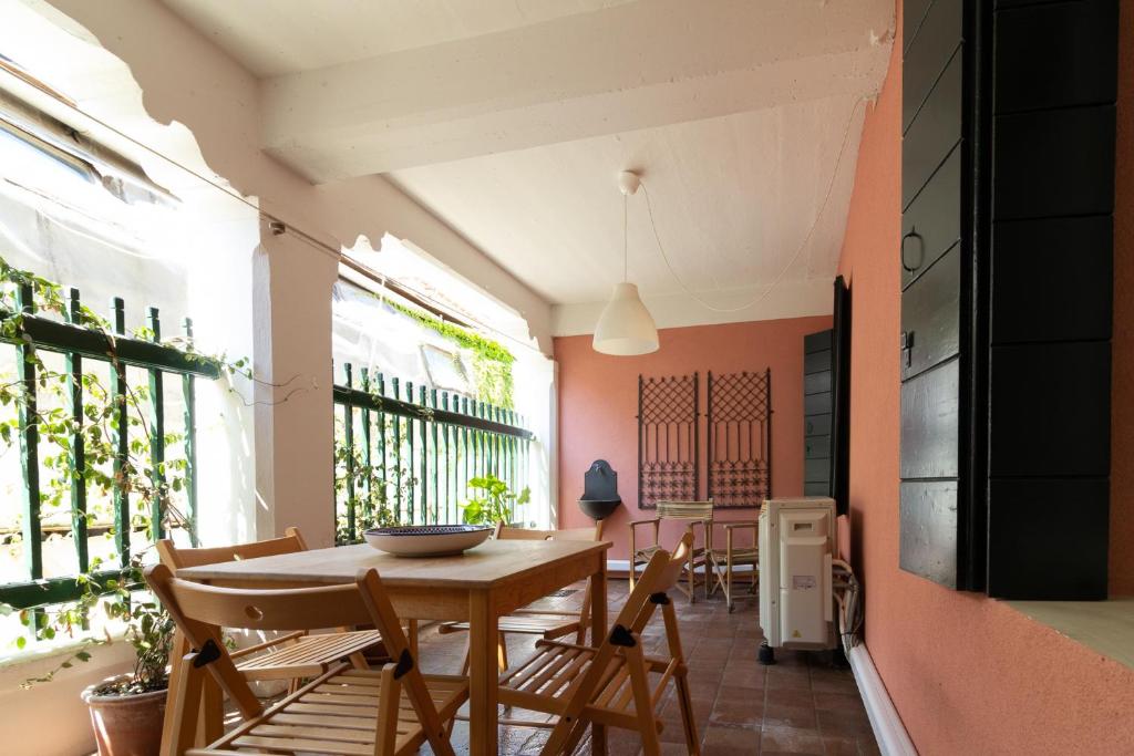 Balkon lub taras w obiekcie Veneziacentopercento Campaniel Apartment