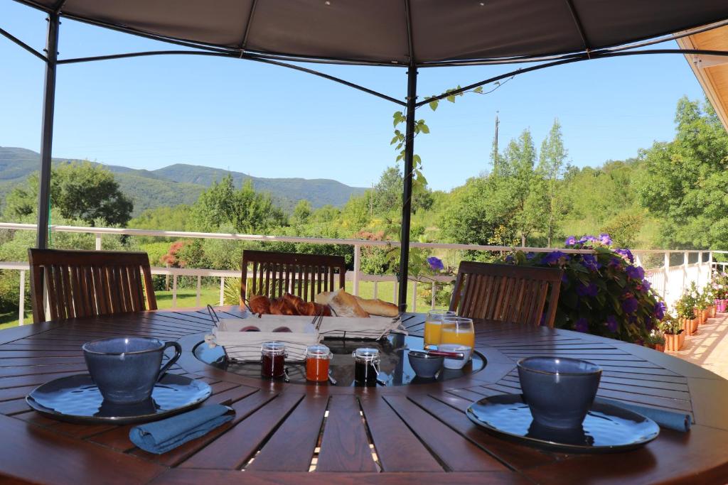 Nespecifikovaný výhled na hory nebo výhled na hory při pohledu z bed and breakfast