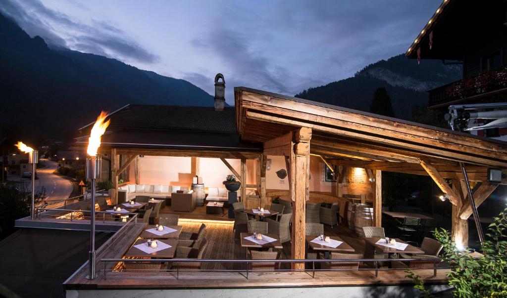 Restorāns vai citas vietas, kur ieturēt maltīti, naktsmītnē Hotel Landgasthof Gappen