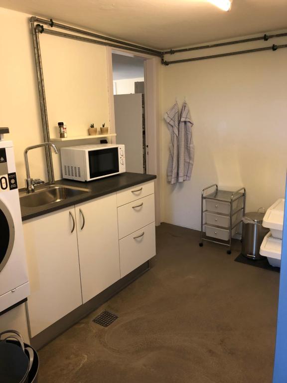 Köök või kööginurk majutusasutuses Guesthouse Dybbøl, Sønderborg