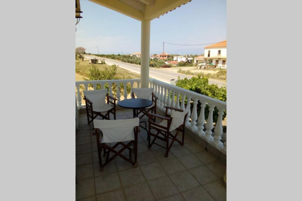 Balkón nebo terasa v ubytování Marinis House