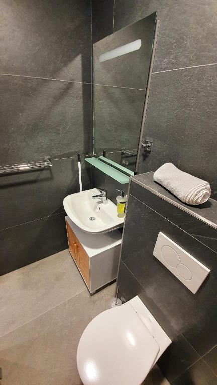 Łazienka w obiekcie Magic Apartment centre Pilsen