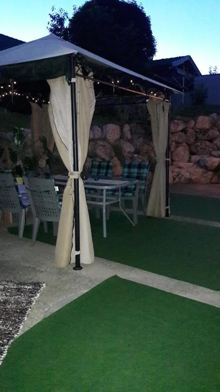 Patio nebo venkovní prostory v ubytování Relax-Apartment mit Sauna