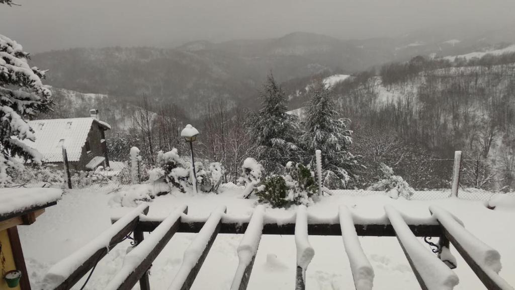 Casa Rous v zimě