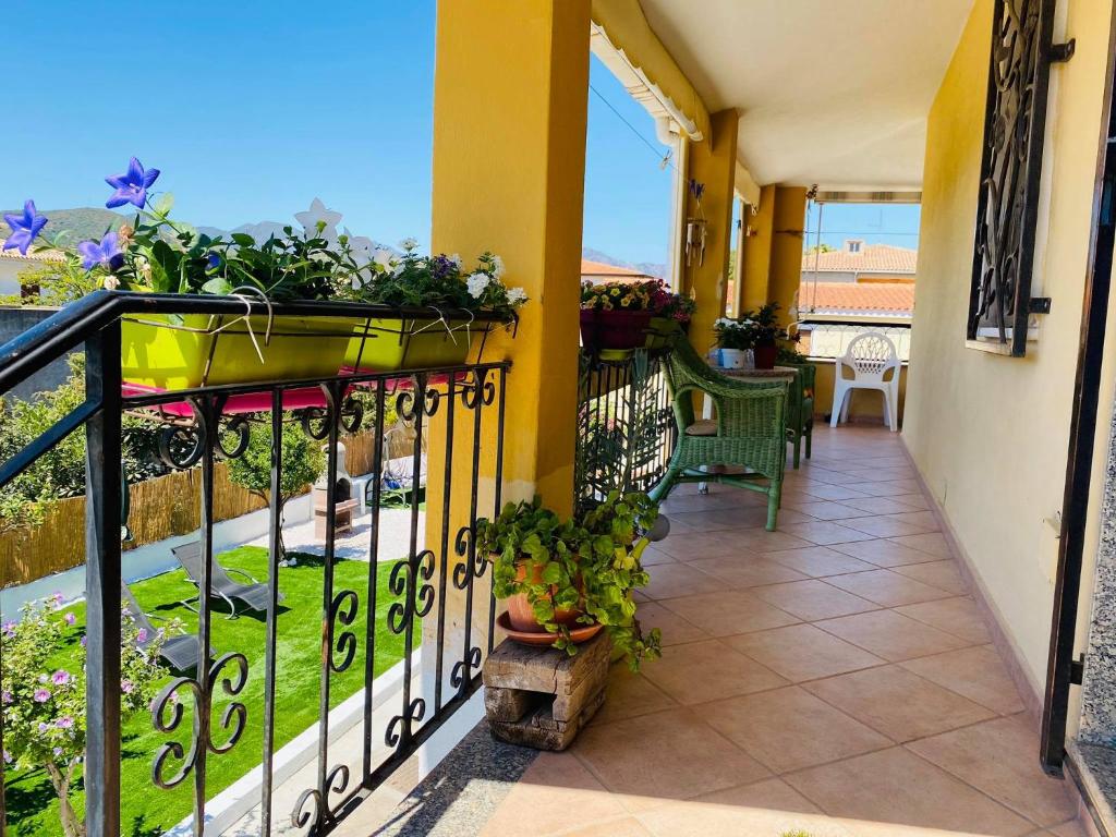 Balkon lub taras w obiekcie Le case di Helga