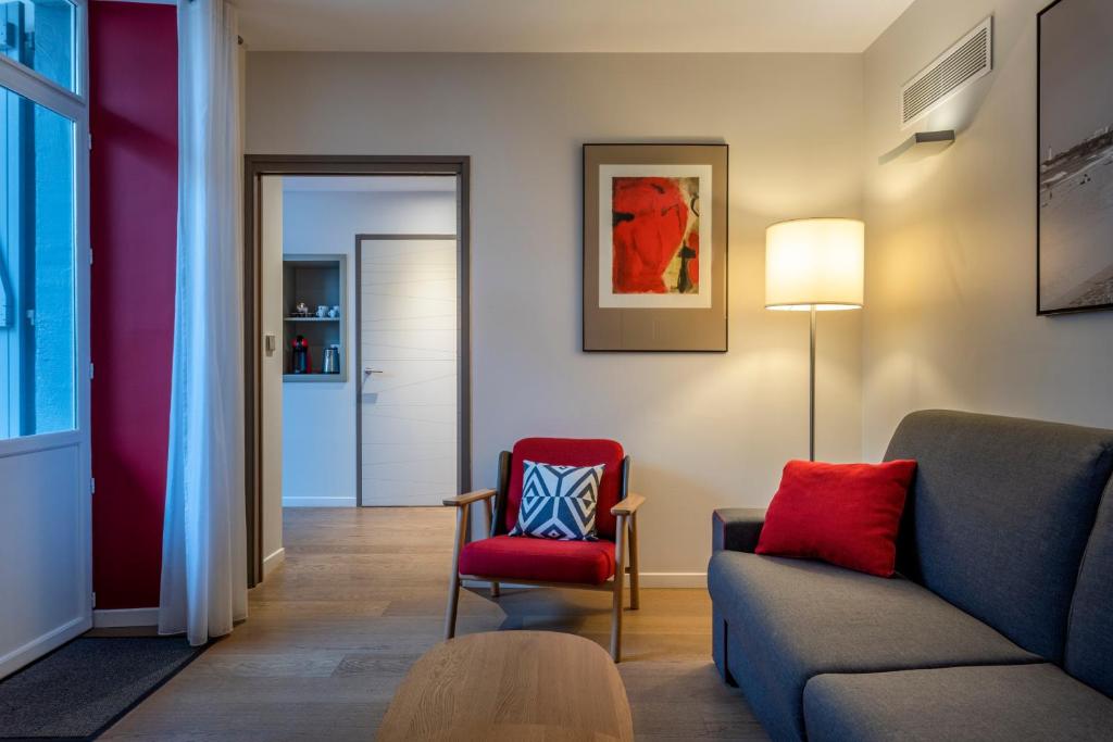 Posezení v ubytování Hotel Villa Koegui Biarritz