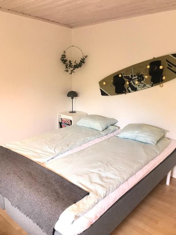 Postel nebo postele na pokoji v ubytování 3:e Sandbank