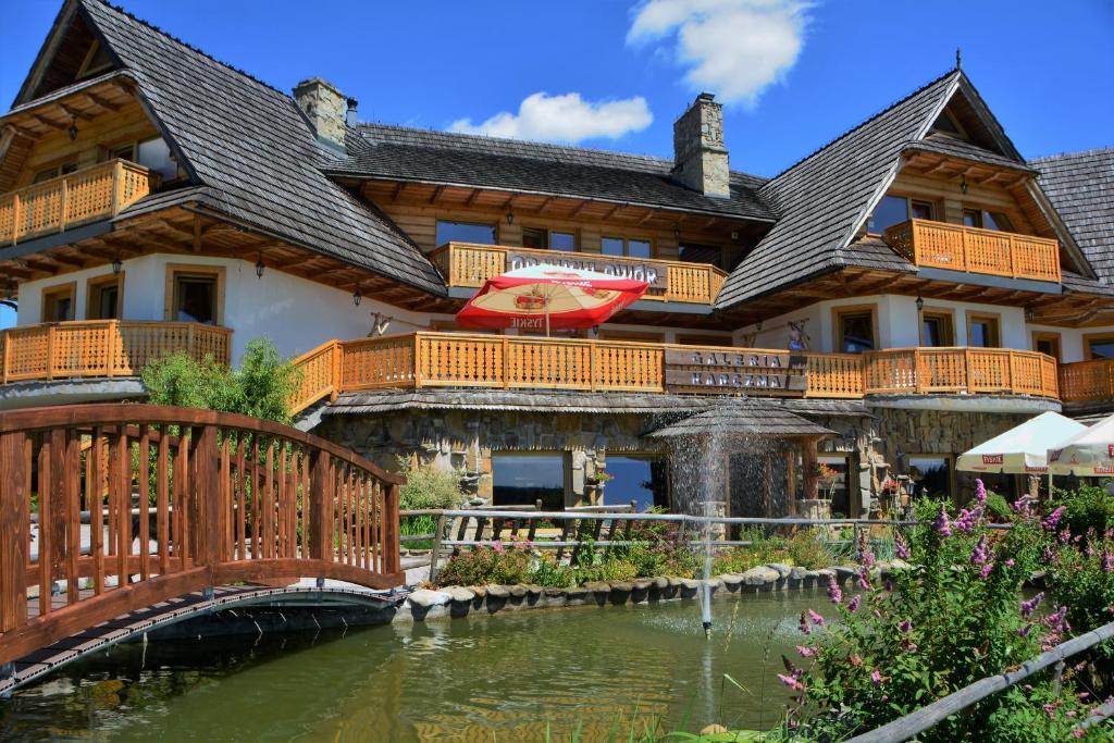 Bygningen som pensionatet ligger i