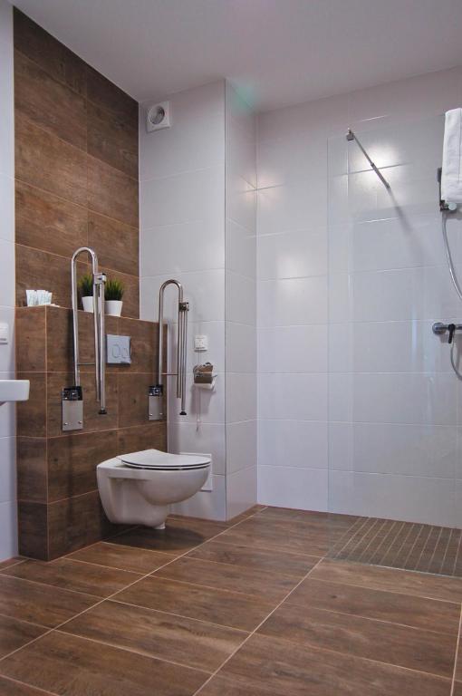 Kúpeľňa v ubytovaní Hotel Przy Solankach