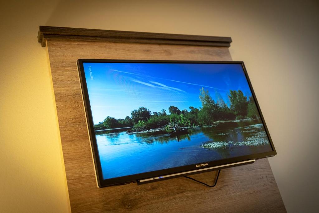 TV a/nebo společenská místnost v ubytování Hotel Ratskeller Schwarzenberg