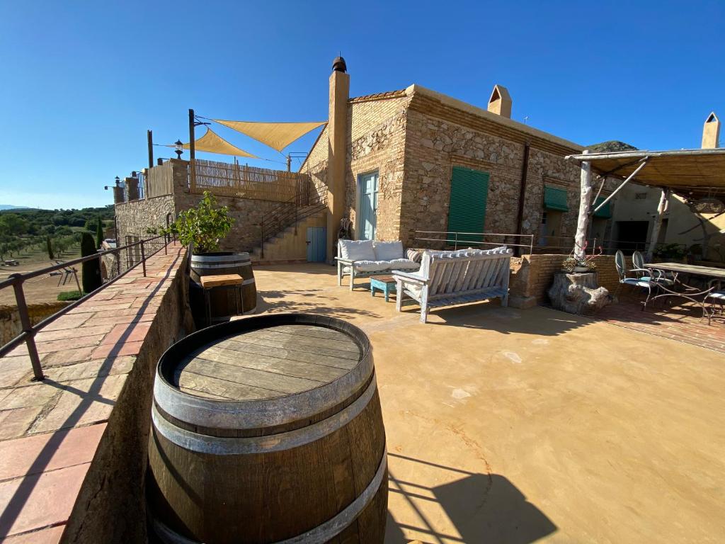 A balcony or terrace at Can Massana