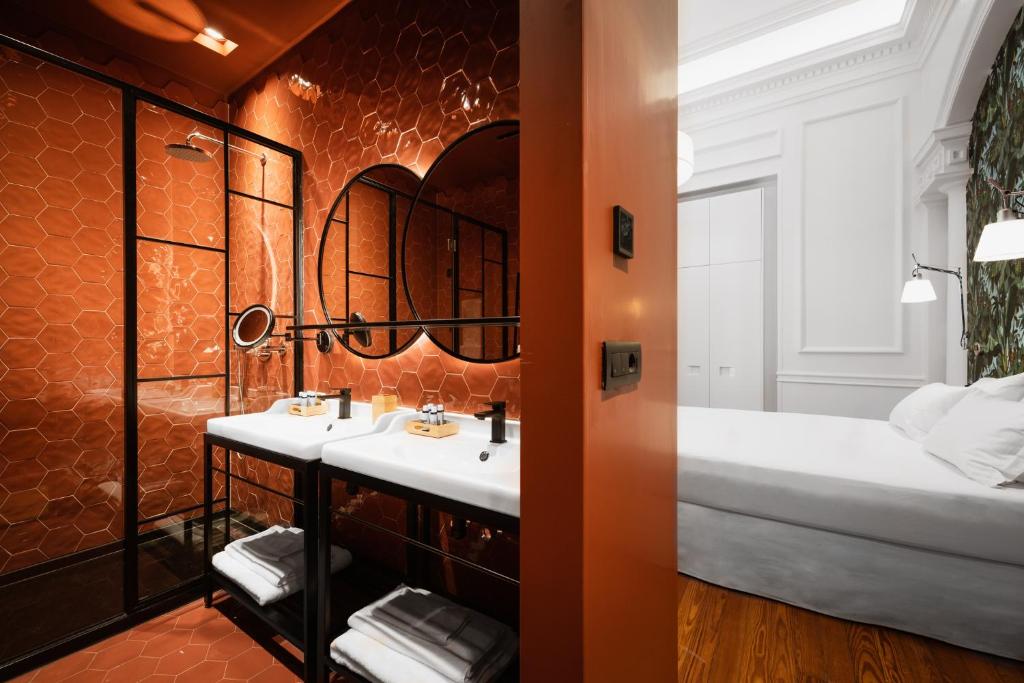 Ένα ή περισσότερα κρεβάτια σε δωμάτιο στο The Bold Type Hotel, a Member of Design Hotels