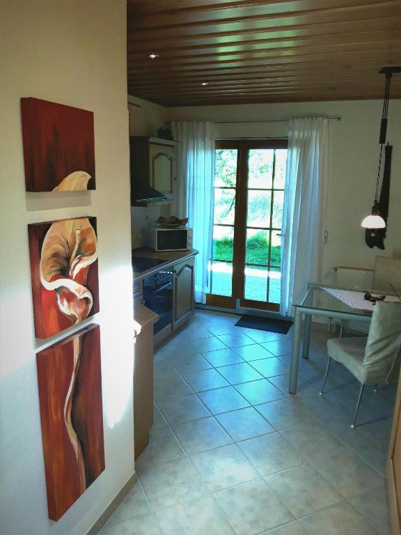 Posezení v ubytování Ein Bett im Kornfeld - Haus Weitblick - mit Innenpool