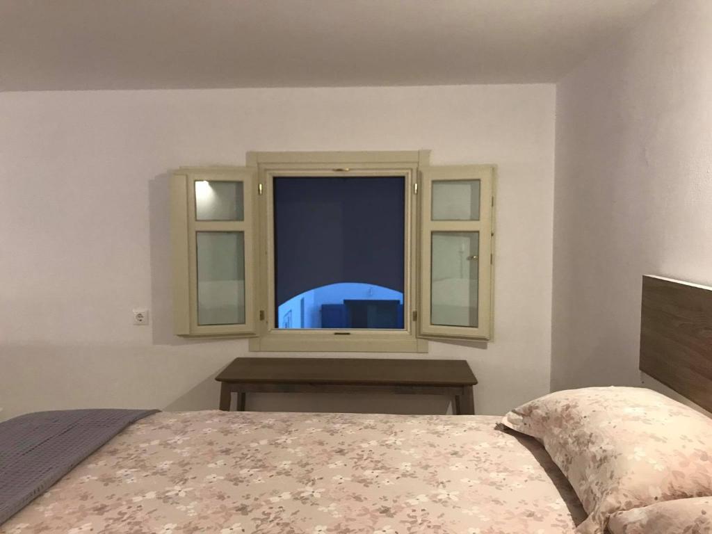 Ένα ή περισσότερα κρεβάτια σε δωμάτιο στο Dimitris apartments