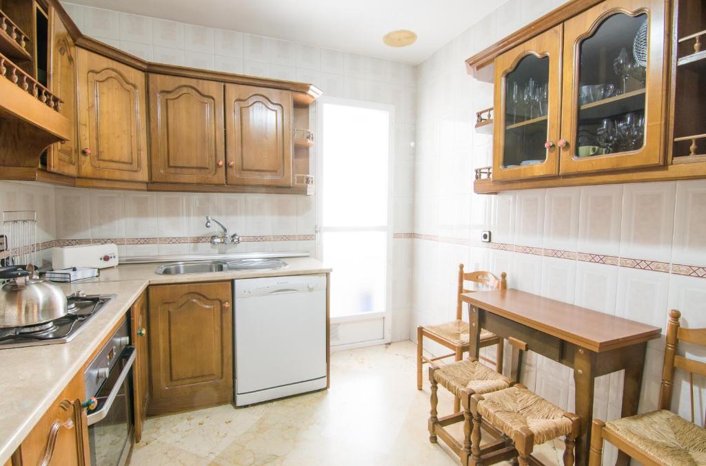 Kuchyň nebo kuchyňský kout v ubytování Lope de Vega Apartment