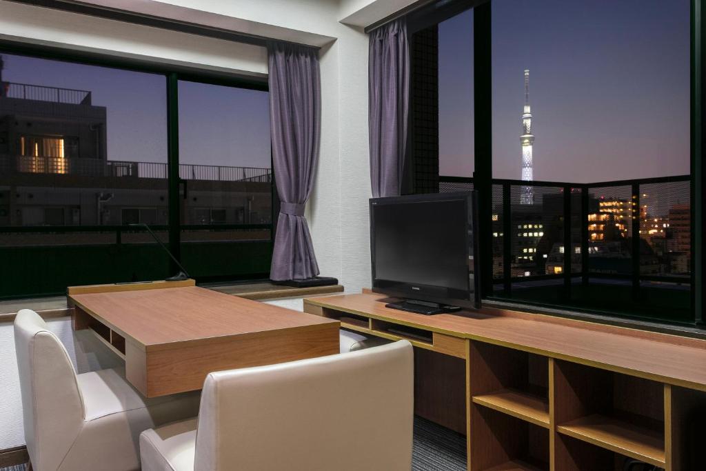 Posezení v ubytování HOTEL MYSTAYS Kameido