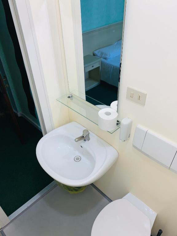 Koupelna v ubytování Nuova Locanda Belvedere