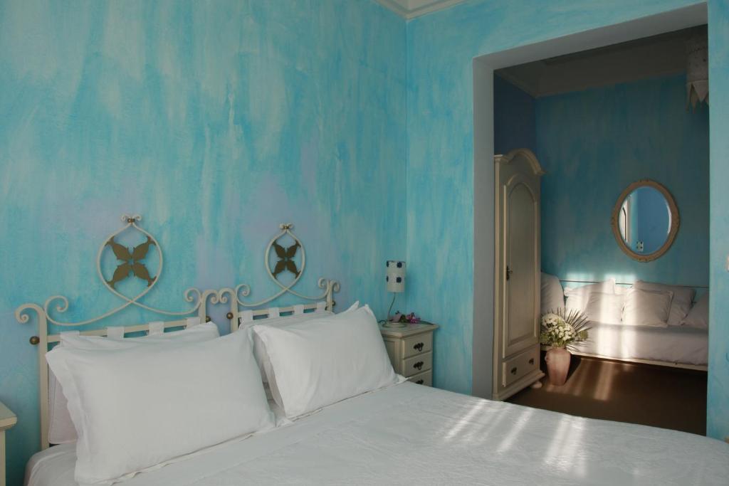 Postel nebo postele na pokoji v ubytování Albergo Egadi