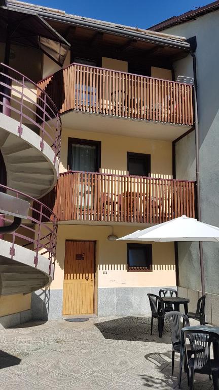 Balkon lub taras w obiekcie Residence Les Lacs