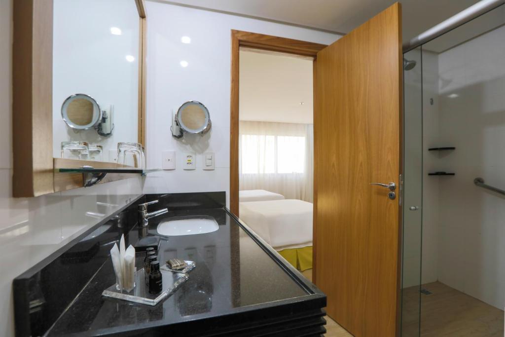 Koupelna v ubytování Radisson Hotel Belém