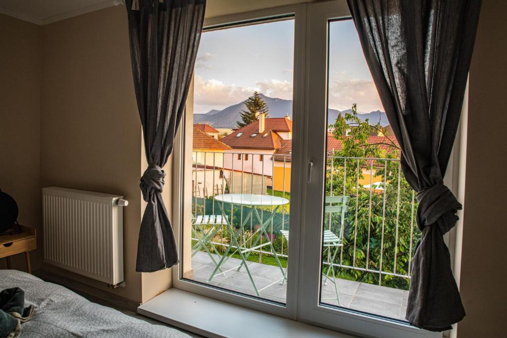 Balkón nebo terasa v ubytování K-house