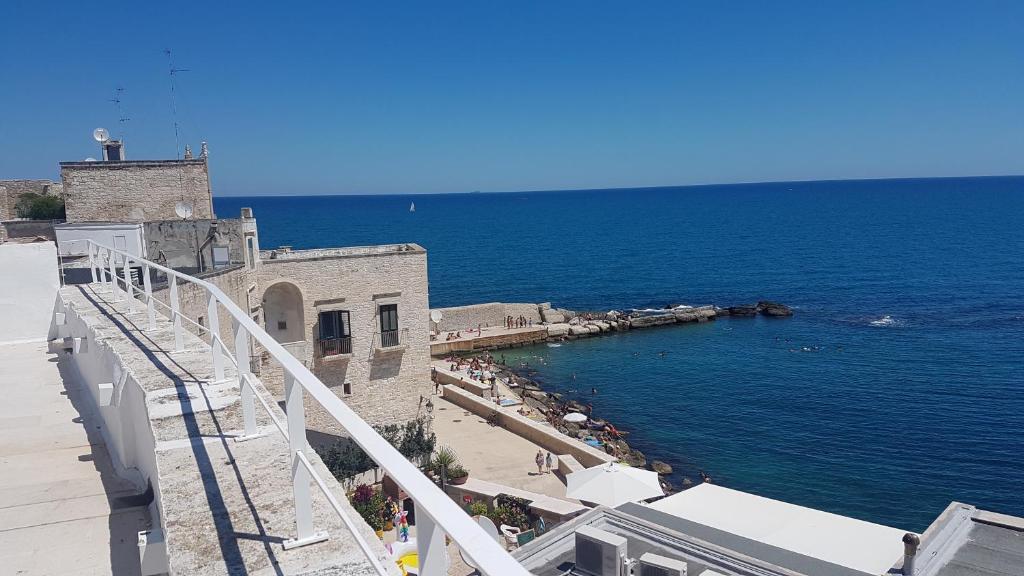 A general sea view or a sea view taken from a panziókat