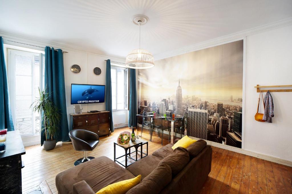 Crypto Prestige - Gare et Centre - Studio et T3 - Apartment Mit 2 Schlafzimmern