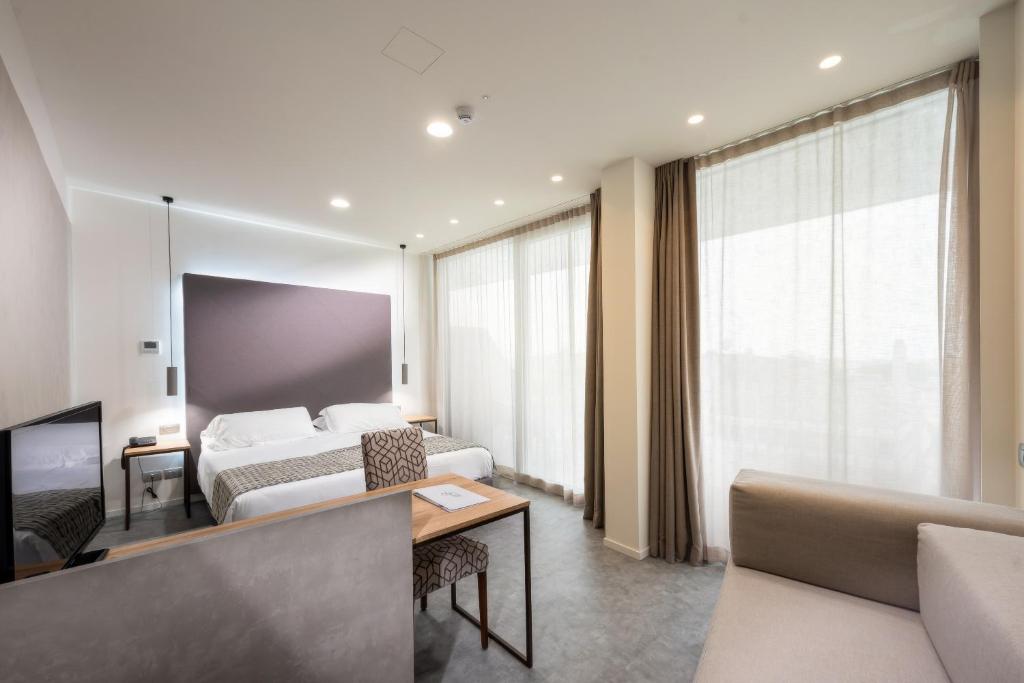 TV a/nebo společenská místnost v ubytování Hotel Garden Sea Wellness & Spa 4 stelle superior
