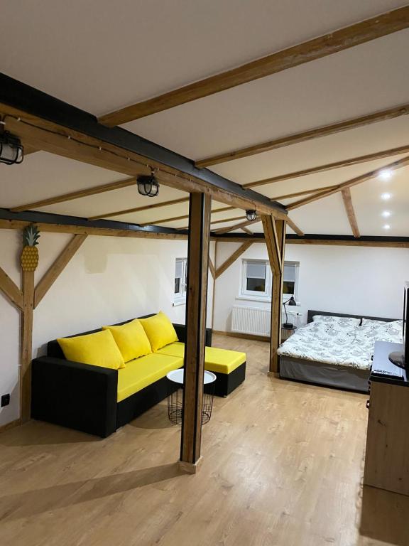 Posteľ alebo postele v izbe v ubytovaní Apartamenty ToTuGdynia 8