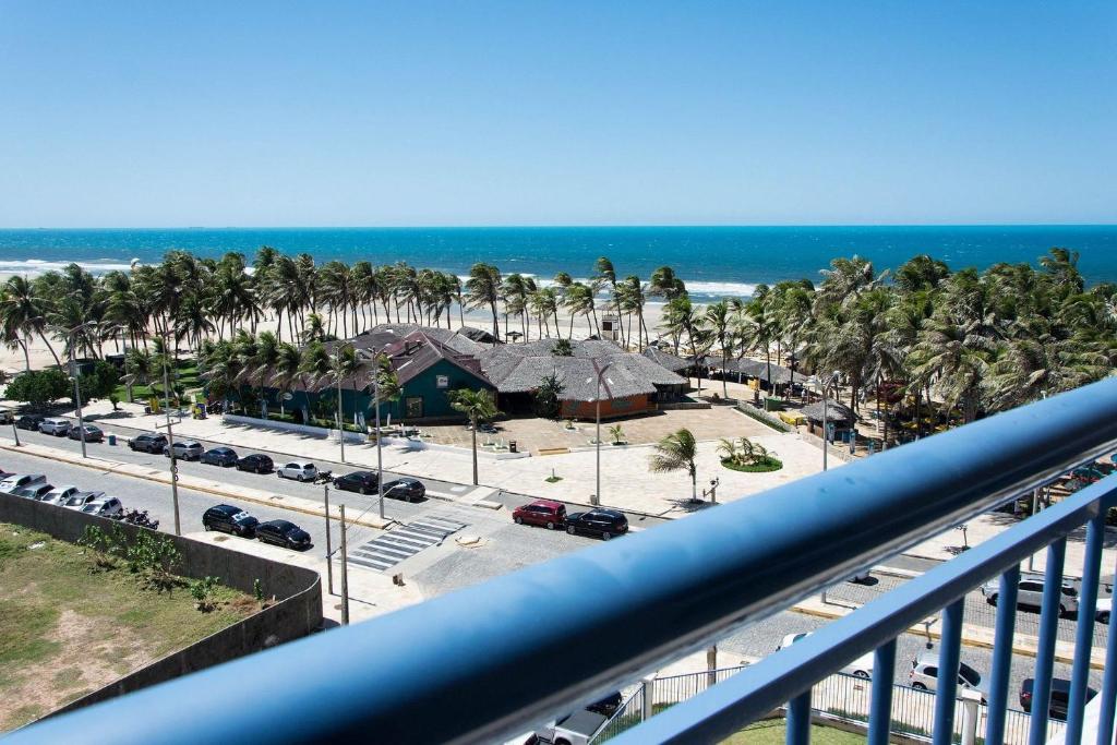  Lindo flat com 2 quartos vista total mar