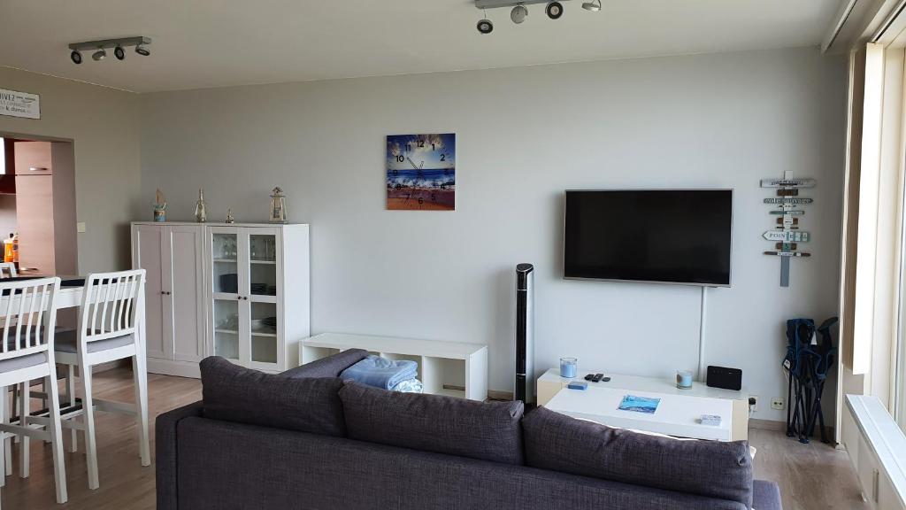 TV a/nebo společenská místnost v ubytování Blue Horizon
