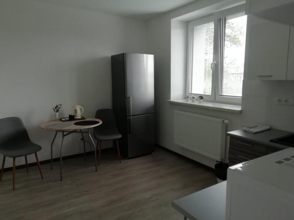 Köök või kööginurk majutusasutuses Apartmány Stdaniela
