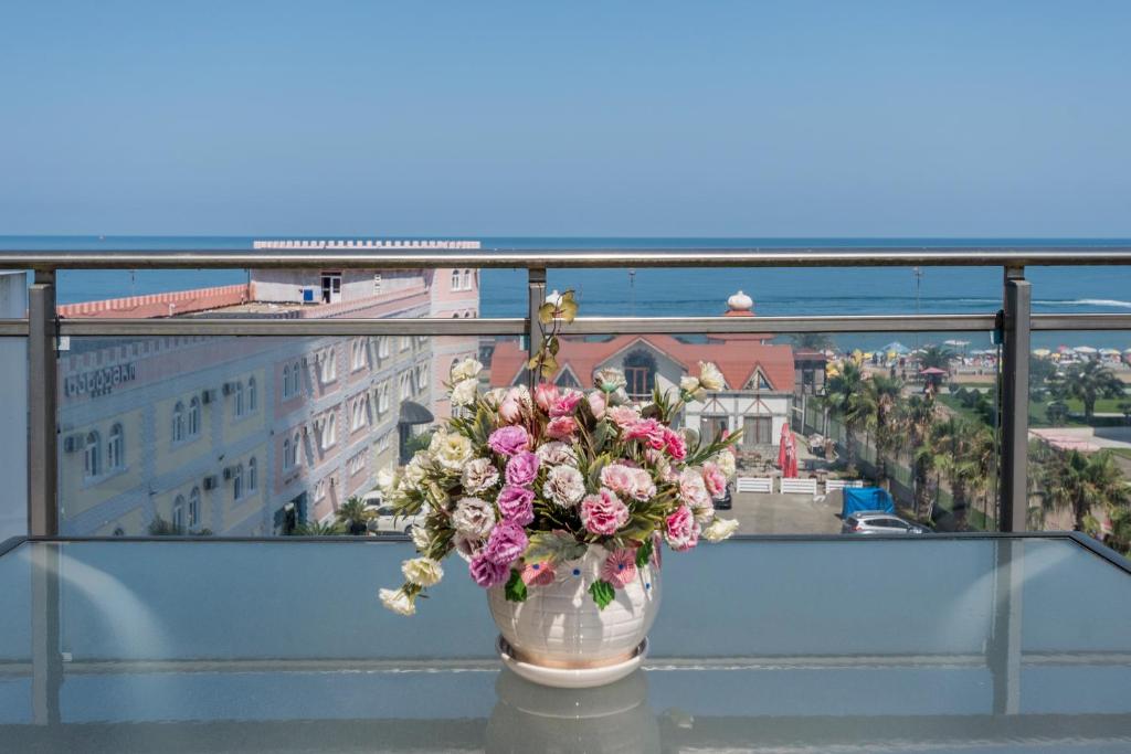 Nespecifikovaný výhled na moře nebo výhled na moře při pohledu z hotelu