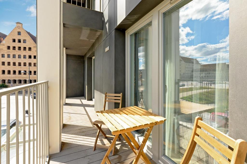 Balkon lub taras w obiekcie GRANO APARTMENTS Gdańsk Old Town SPA & Wellness - GRANO APARTMENTS Gdańsk Residence SPA & Wellness