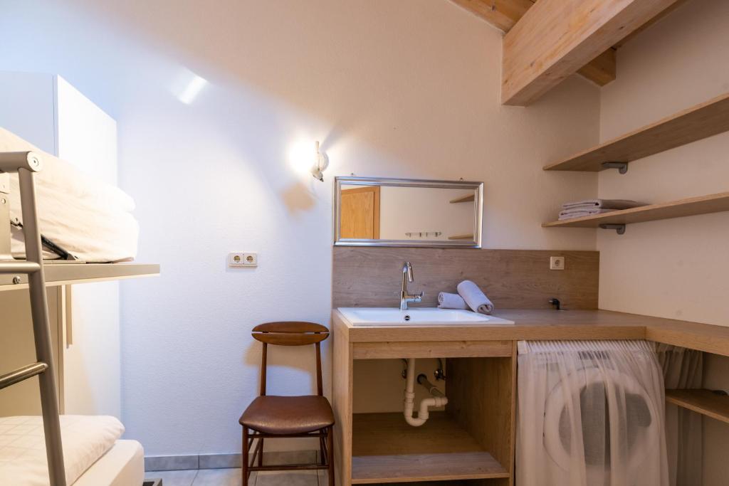 Kuchyň nebo kuchyňský kout v ubytování Apartment Stifter