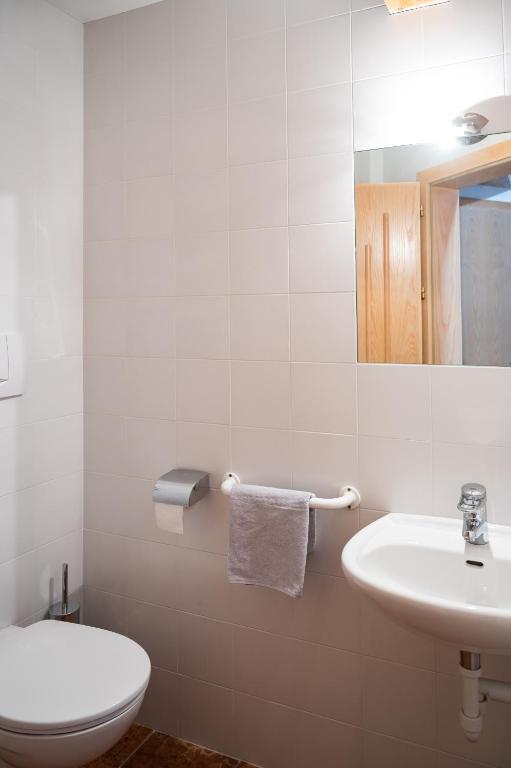 Koupelna v ubytování Apartment Stifter
